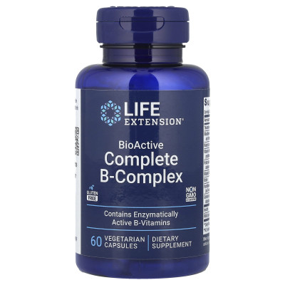 Life Extension, BioActive Complete B-Complex, 60 Vegetarian Capsules