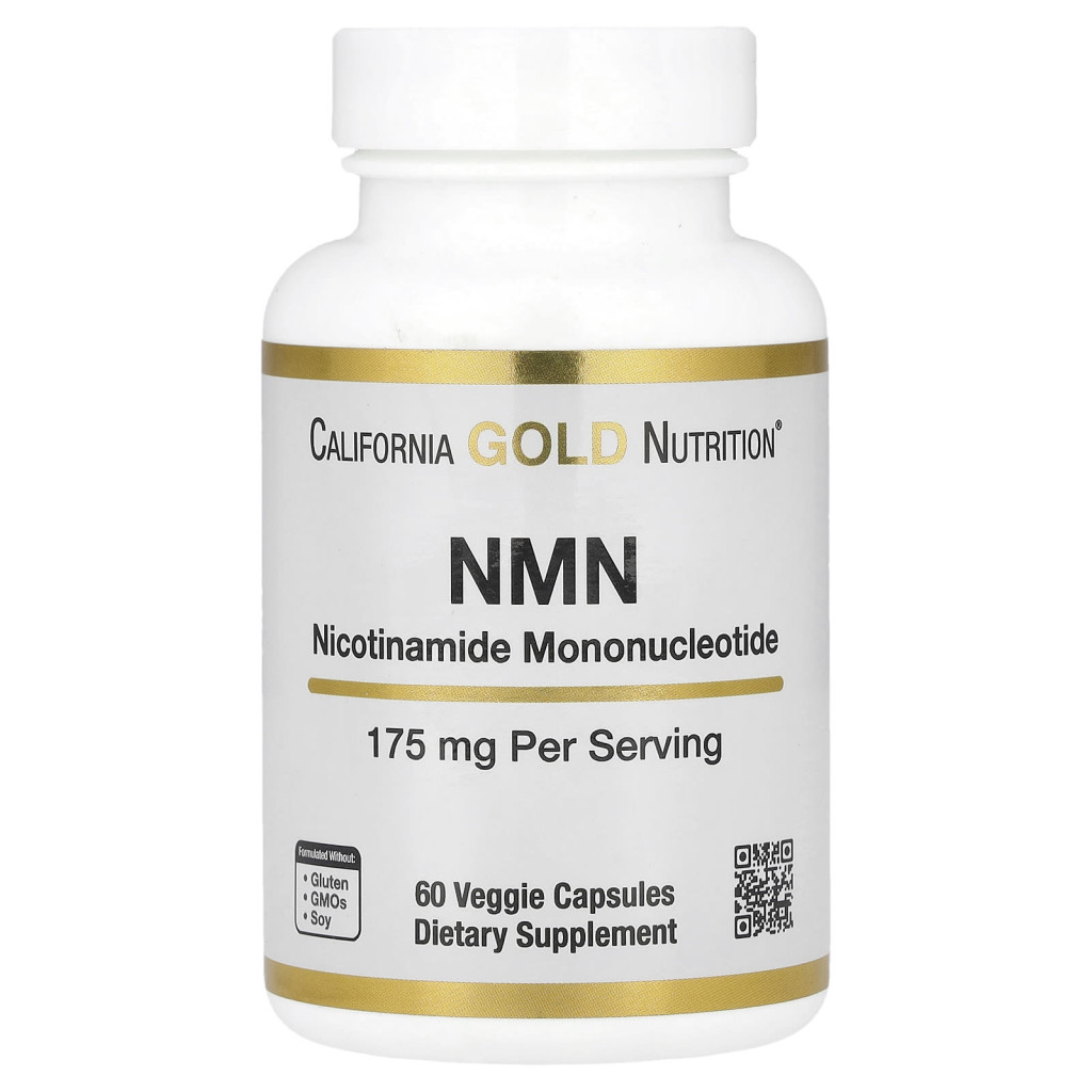 California Gold Nutrition, NMN, 175 mg, 60 Veggie Capsules