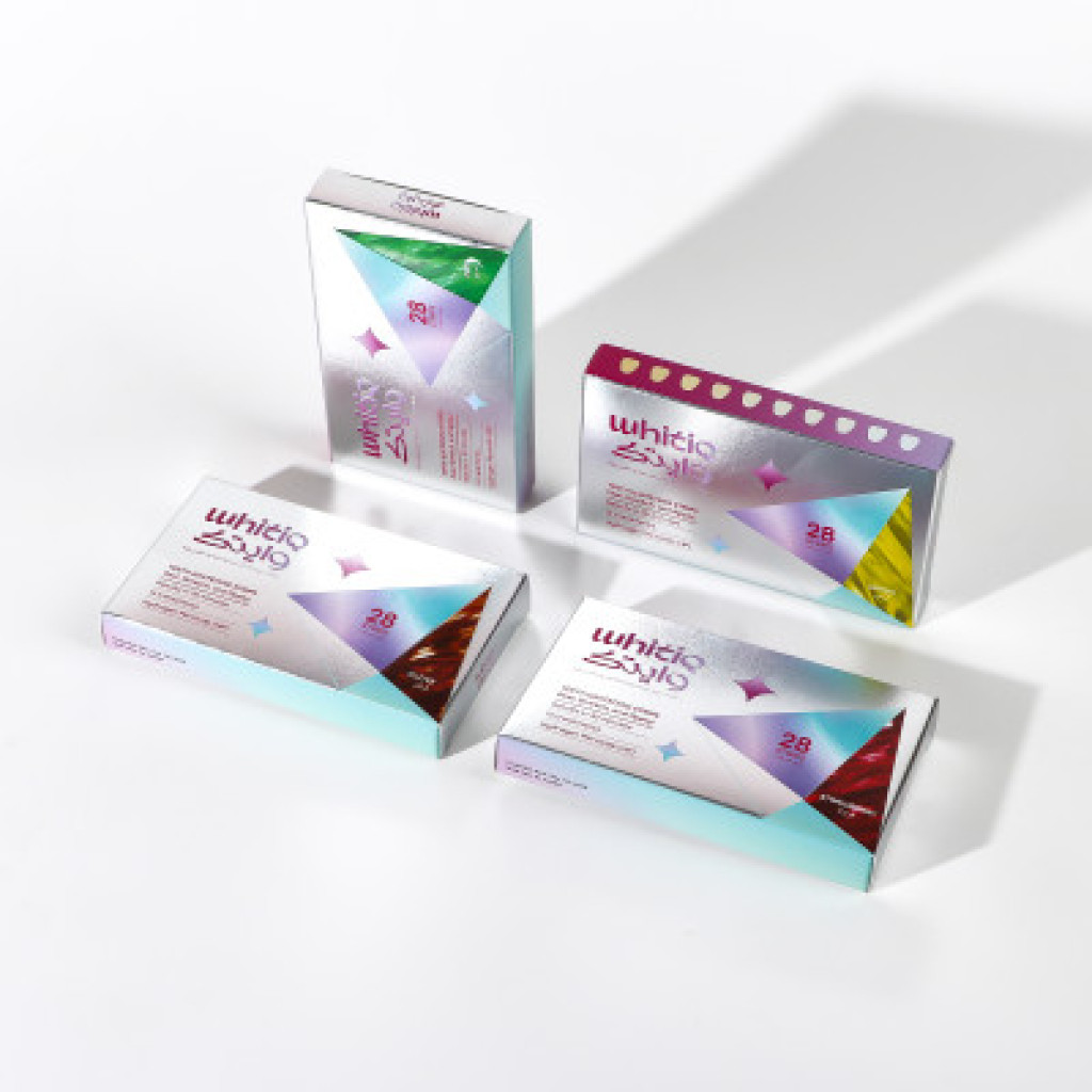 6%hp dry teeth whitening strips - Lemon