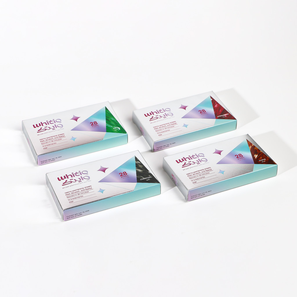 PAP dry teeth whitening strips - Mint
