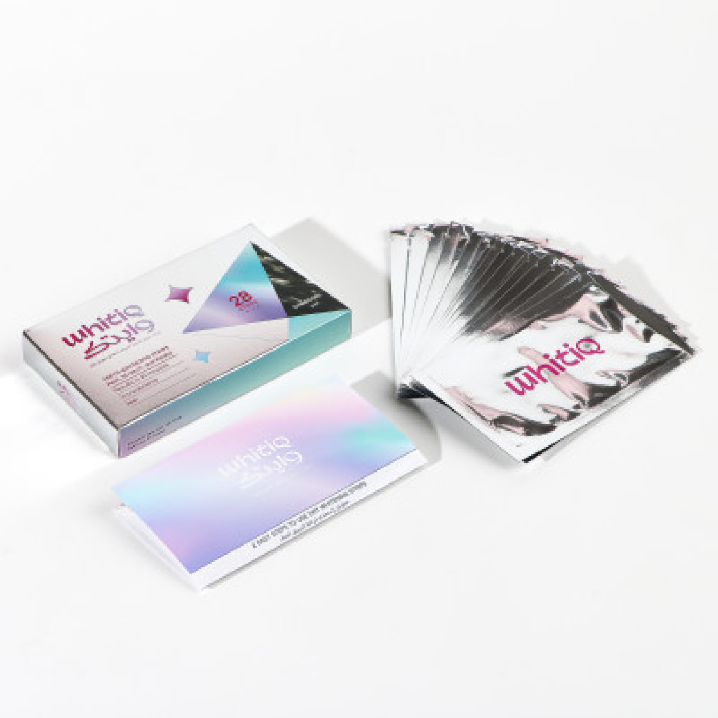 PAP dry teeth whitening strips - Charcoal