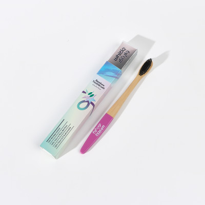 Bamboo toothbrush - Pink