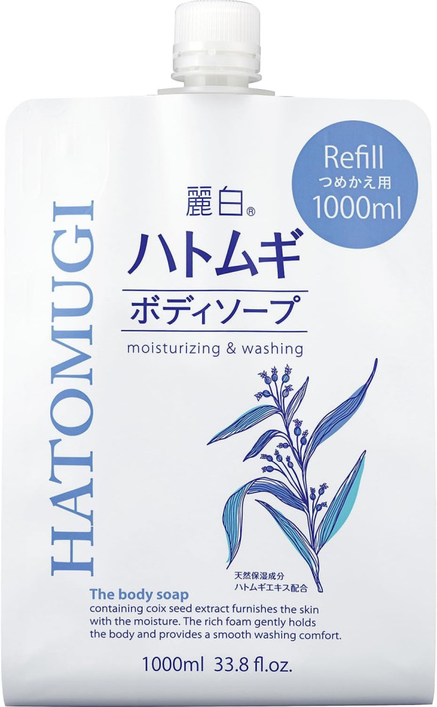 REIHAKU REFILL FOR HATOMUGI BODY WASH 1000mL  